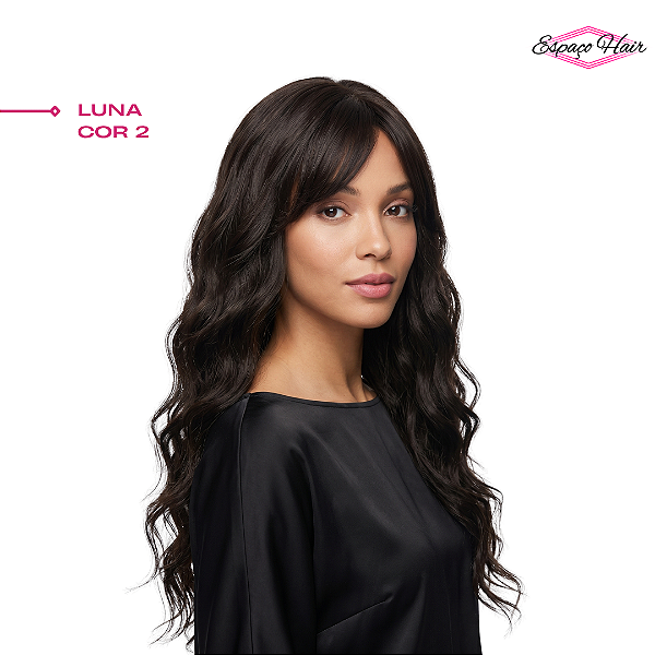 WIG LUNA COR 2 - COM FRANJA - LISA ONDULADA - REFWWL0007