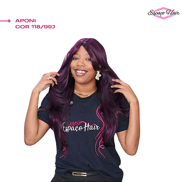WIG APONI COR 118/99J - LISA COM FRANJA - ORGANICO PREMIUM - ROYAL QUEEN