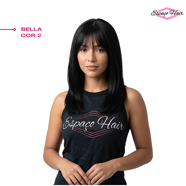 WIG BELLA CURTA LISA ONDULADA COR 2 - ORGANICO PREMIUM - WIG WM5357