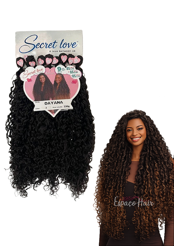 CABELO CACHEADO DAYANA -FIBRA PREMIUM - MODERN GIRL- 85CM