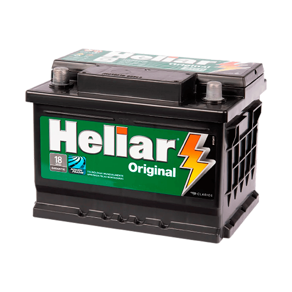 Bateria Heliar 60 Amperes - Disk Bateria - Disk Bateria -  distribaterias.com.br
