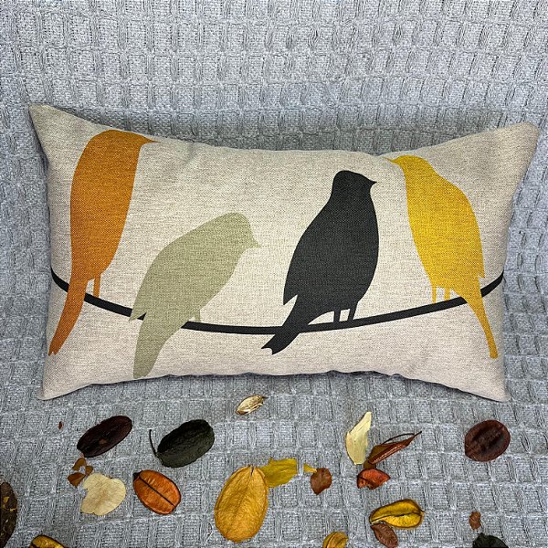 Capa Baguete bella Estampada 30x50 (passaros)