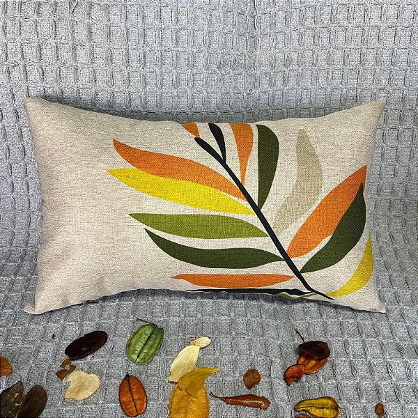 Capa Baguete bella Estampada 30x50 (folhagem)