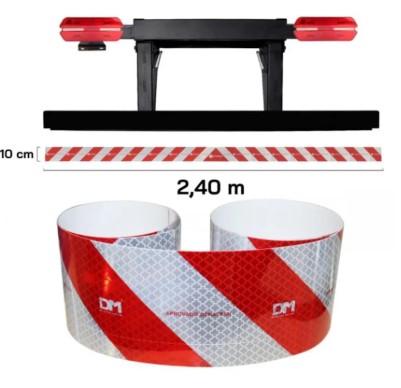 Faixa Refletiva do Para choque DM – 2,40 mts