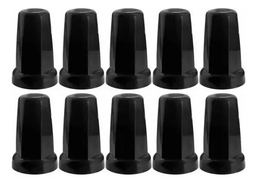 Capa de Porca Belga 32/33 Black - Kit com 20 Unidades