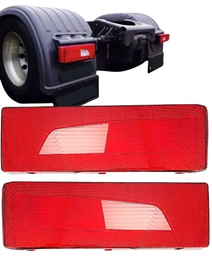 PAR DE LENTE LANTERNA TRASEIRA SCANIA STREAMLINE S5/S6