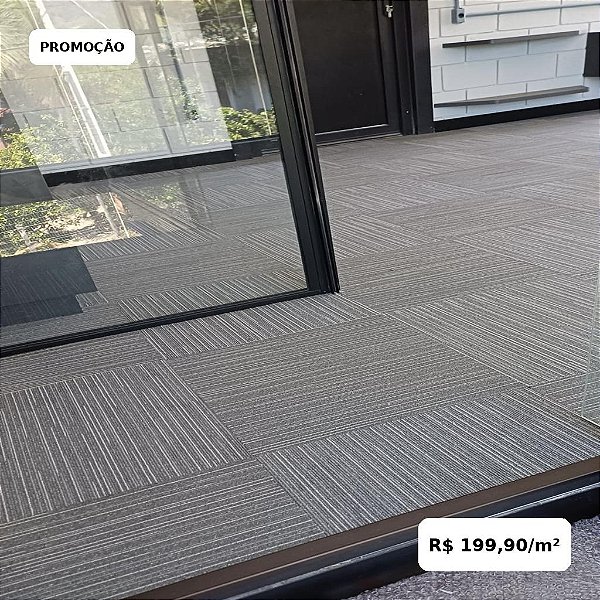 Carpete em Placas Belgotex em Florianópolis - Connect - Ref. 003 Upload - Embalagem com 5,00m²
