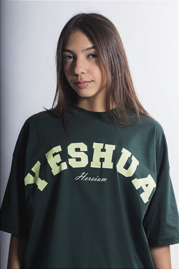 OVERSIZED YESHUA GREEN UNISSEX