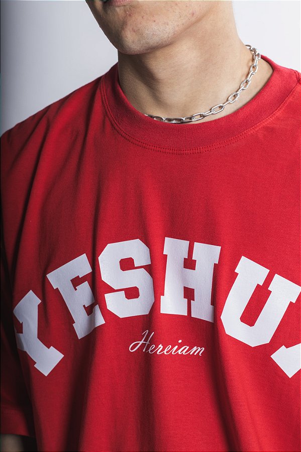OVERSIZED YESHUA VERMELHA UNISSEX