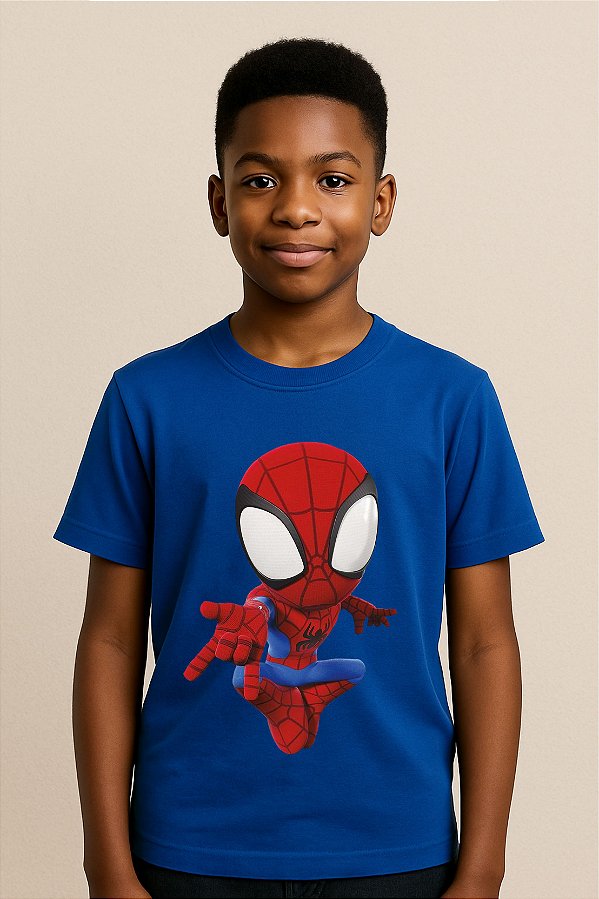 Camiseta Infantil Homem-Aranha