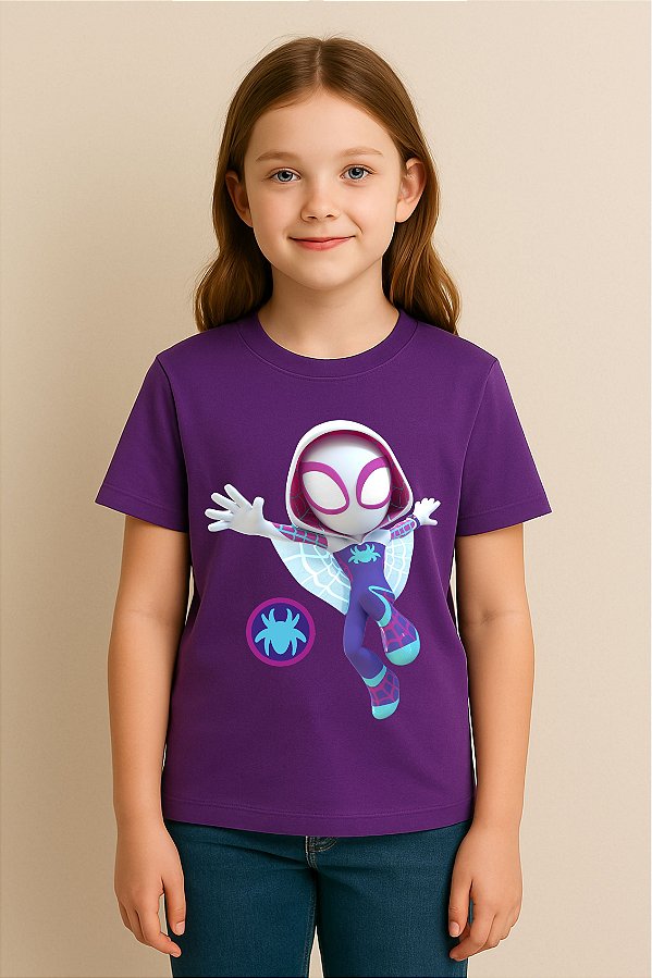 Camiseta Infantil Aranha Fantasma