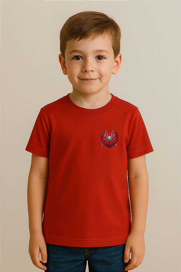 Camiseta Infantil Homem-Aranha
