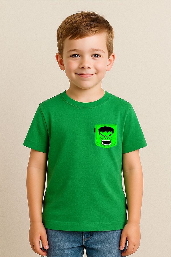 Camiseta Infantil Hulk