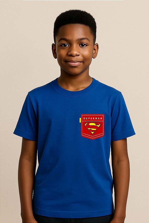 Camiseta Infantil Super-Man