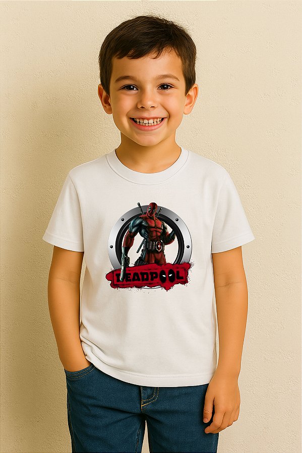Camiseta Infantil Marvel Dead Pool
