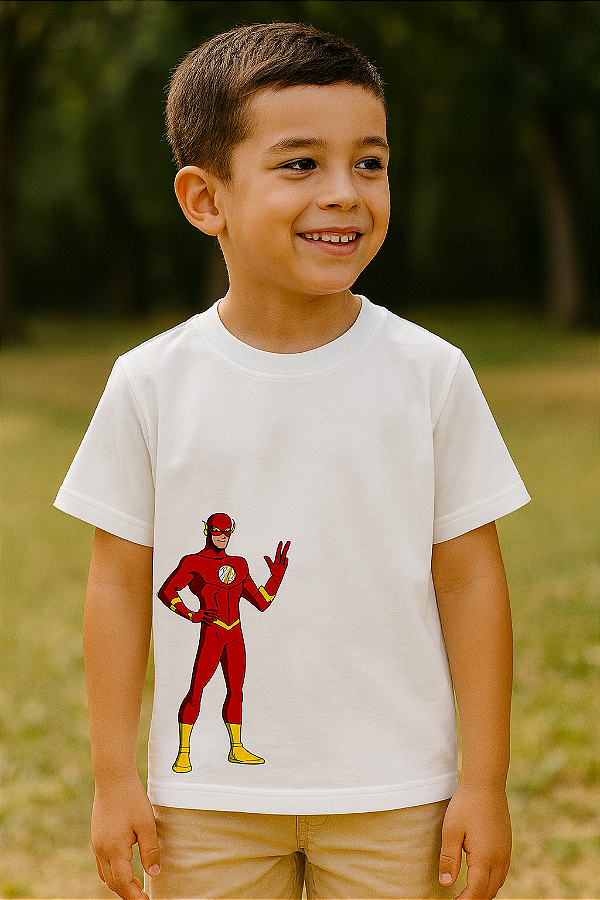 Camiseta Infantil Flash