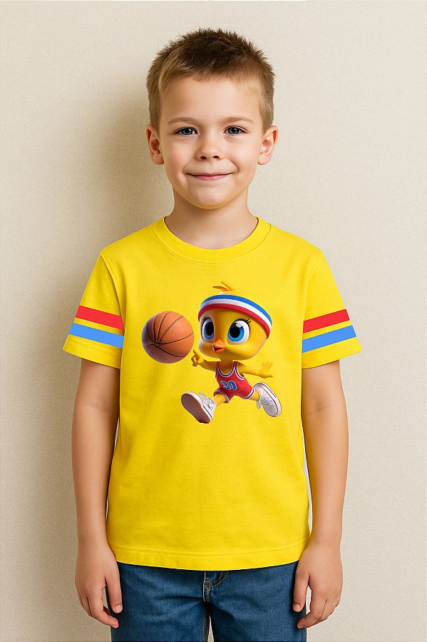 Camiseta Infantil Looney Tunes Piu Piu