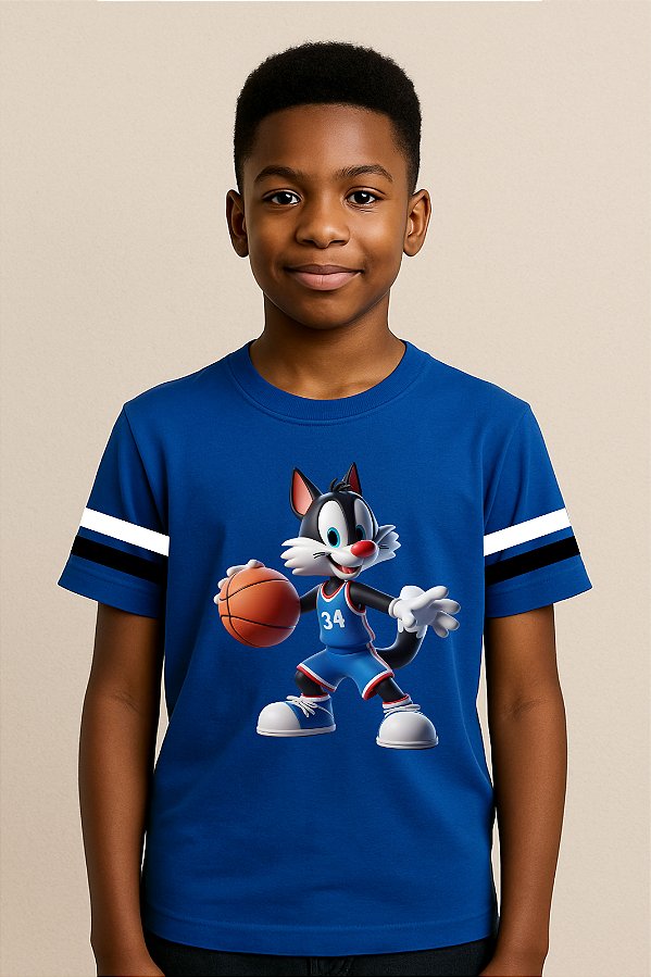 Camiseta Infantil Looney Tunes Frajola