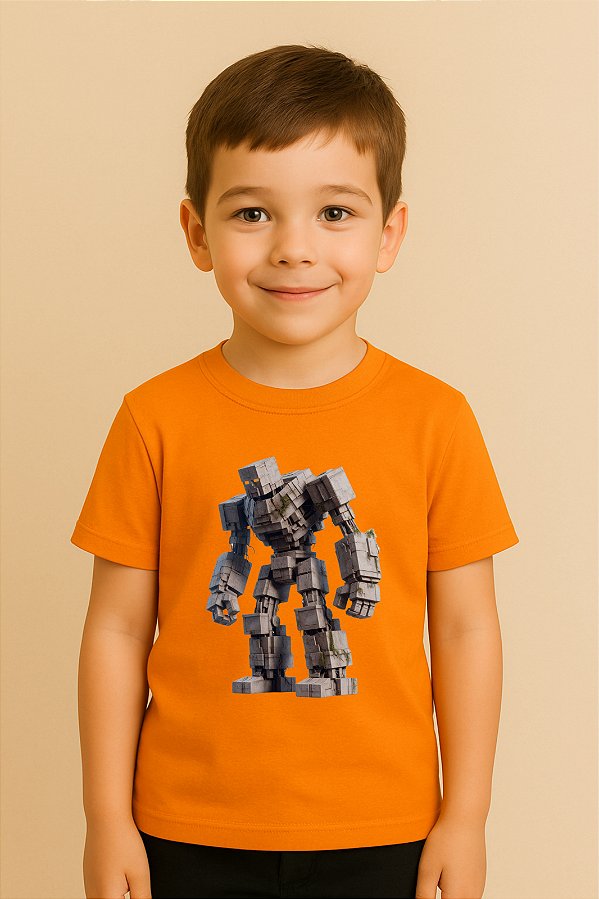 Camiseta Infantil Minecraft