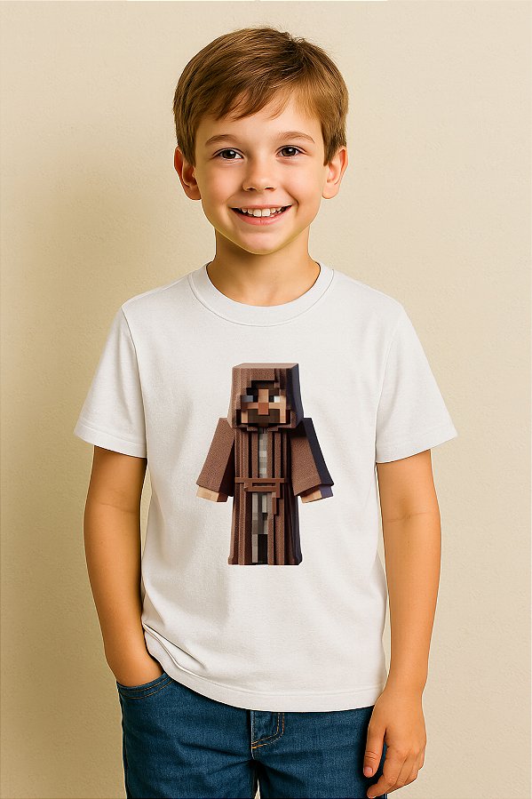 Camiseta Infantil Minecraft