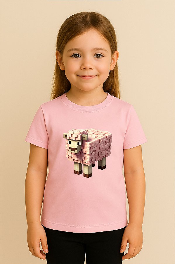 Camiseta Infantil Minecraft