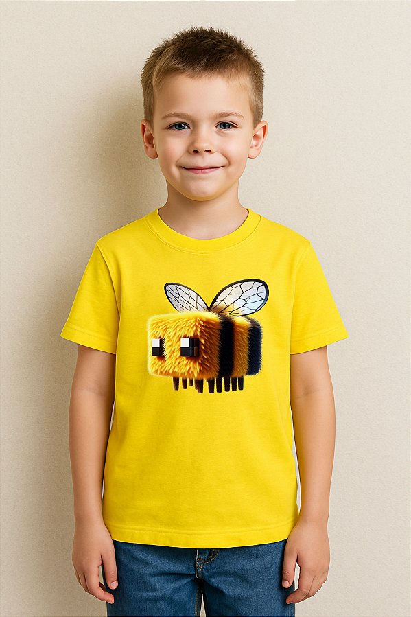 Camiseta Infantil Minecraft