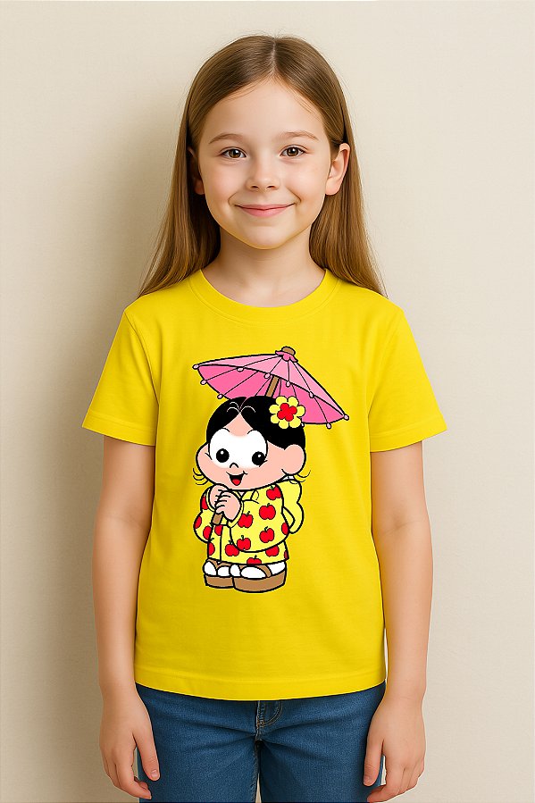 Camiseta Infantil Turma Da Mônica Magali