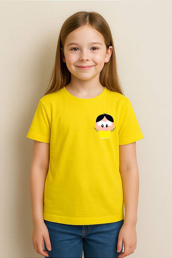 Camiseta Infantil Turma Da Mônica Magali