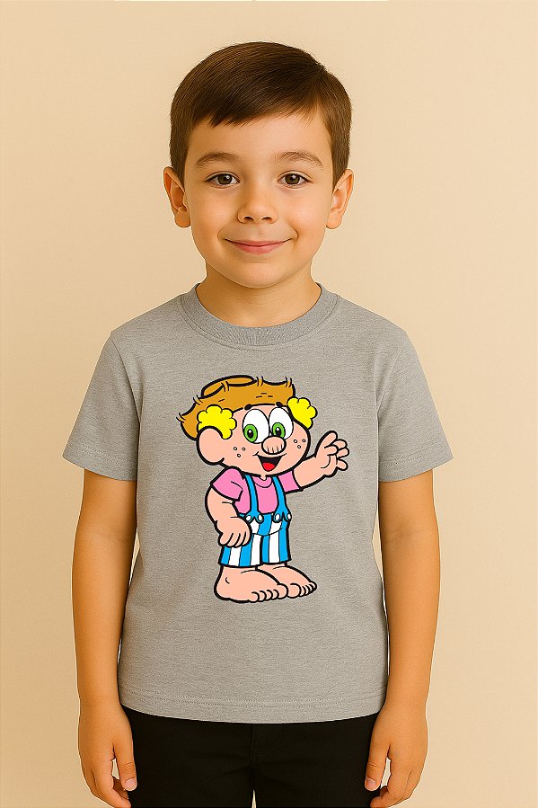 Camiseta Infantil Turma Da Mônica Zé Lelé