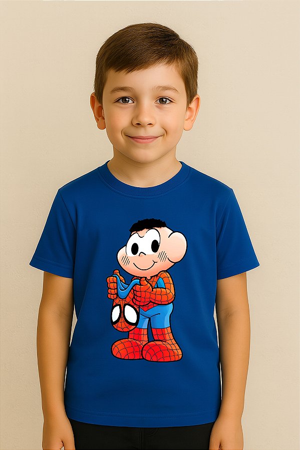 Camiseta Infantil Turma Da Mônica Cascão