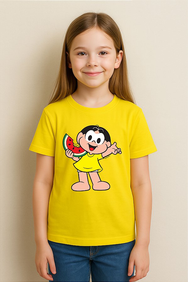 Camiseta Infantil Turma Da Mônica Magali