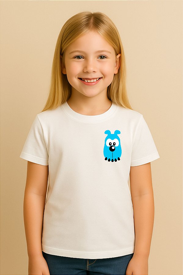Camiseta Infantil Turma Da Mônica Bidu