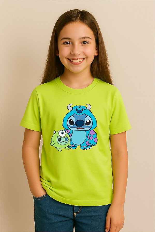 Camiseta Infantil Stitch