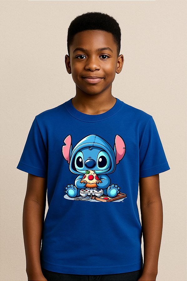 Camiseta Infantil Stitch