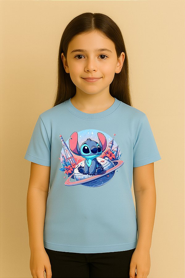 Camiseta Infantil Stitch