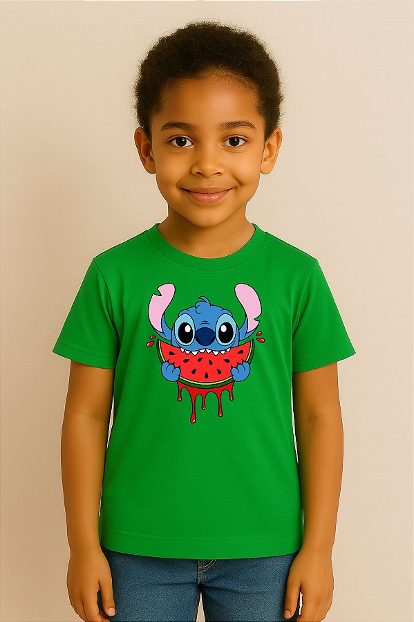 Camiseta Infantil Stitch