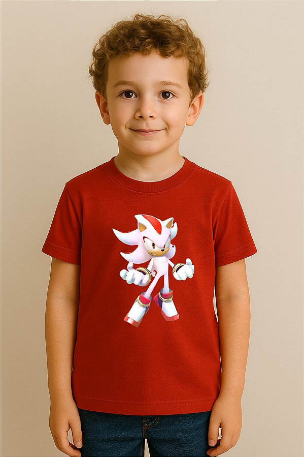Camiseta Infantil Sonic