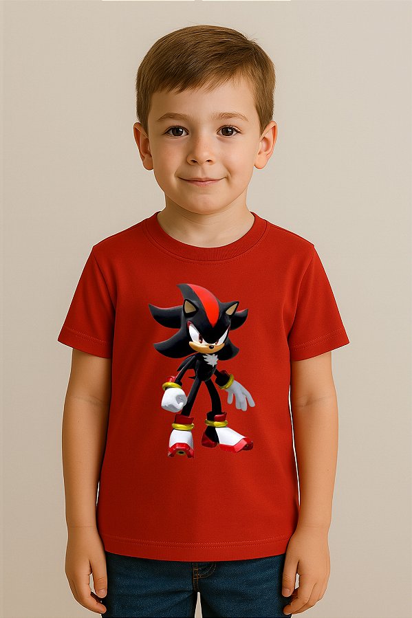 Camiseta Infantil Sonic