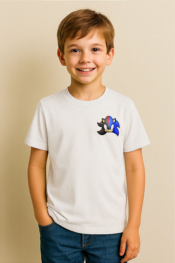 Camiseta Infantil Sonic
