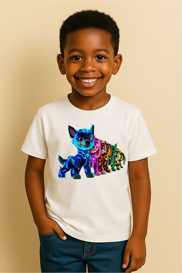 Camiseta Infantil Patrulha Canina