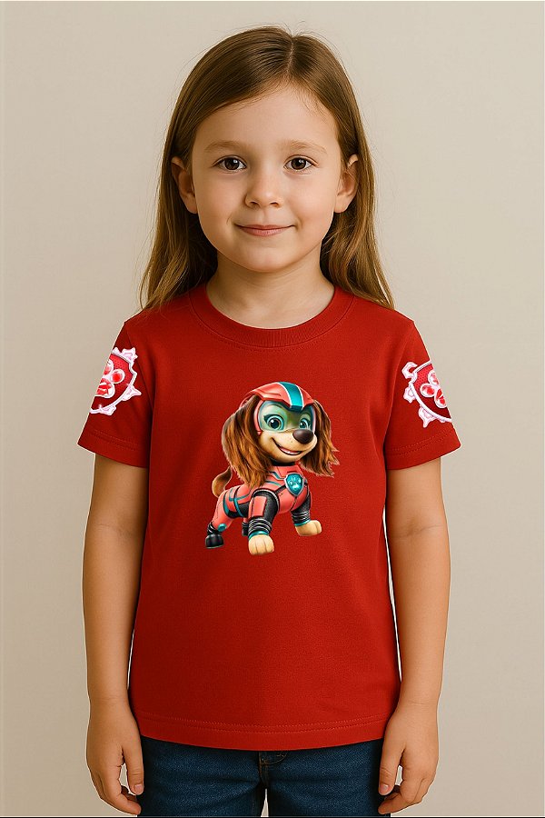 Camiseta Infantil Patrulha Canina