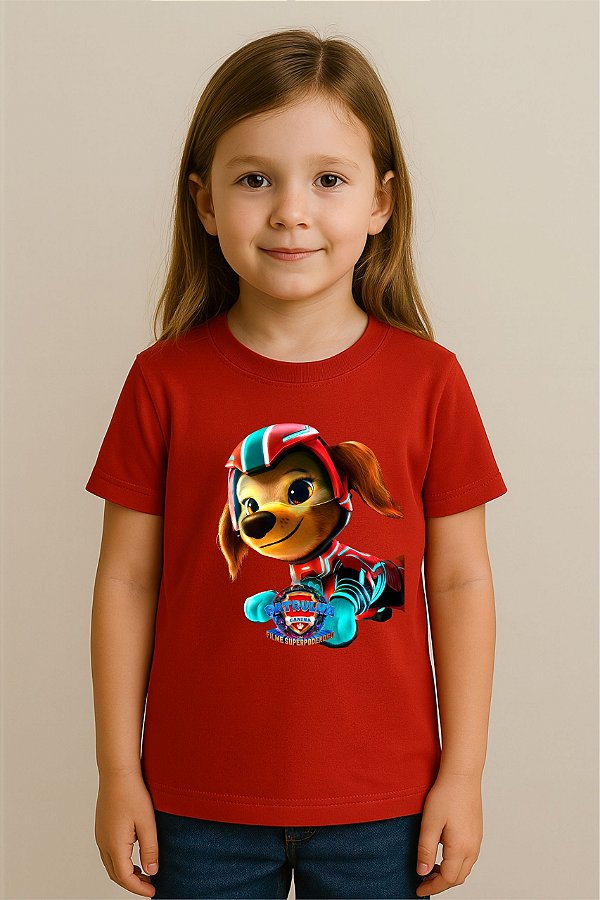 Camiseta Infantil Patrulha Canina
