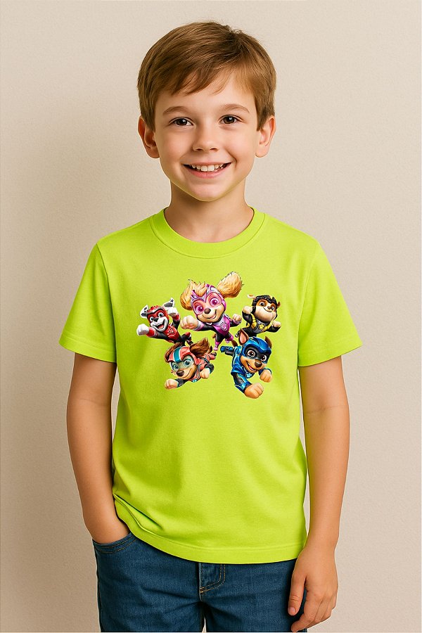 Camiseta Infantil Patrulha Canina
