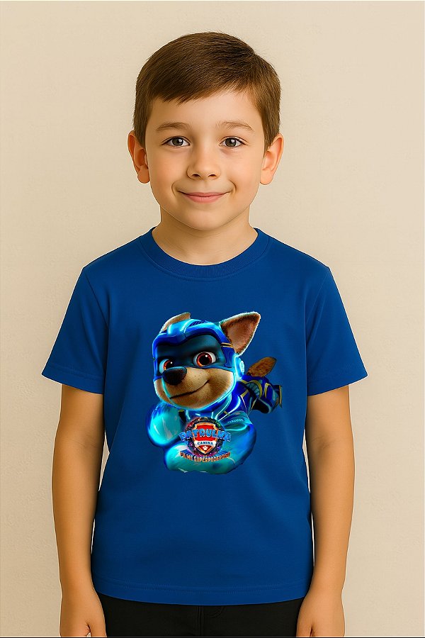 Camiseta Infantil Patrulha Canina