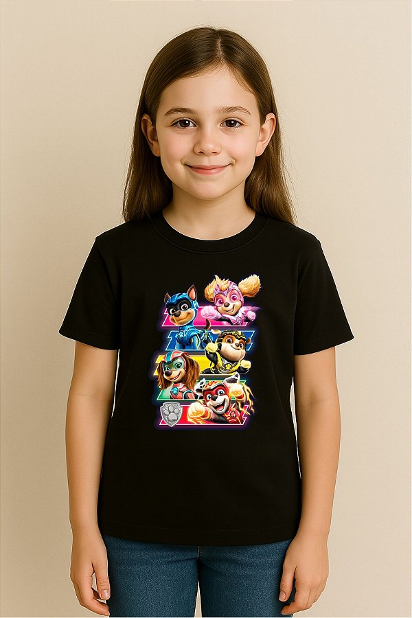 Camiseta Infantil Patrulha Canina