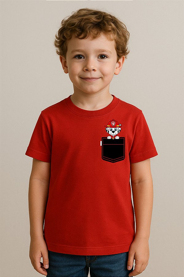 Camiseta Infantil Patrulha Canina