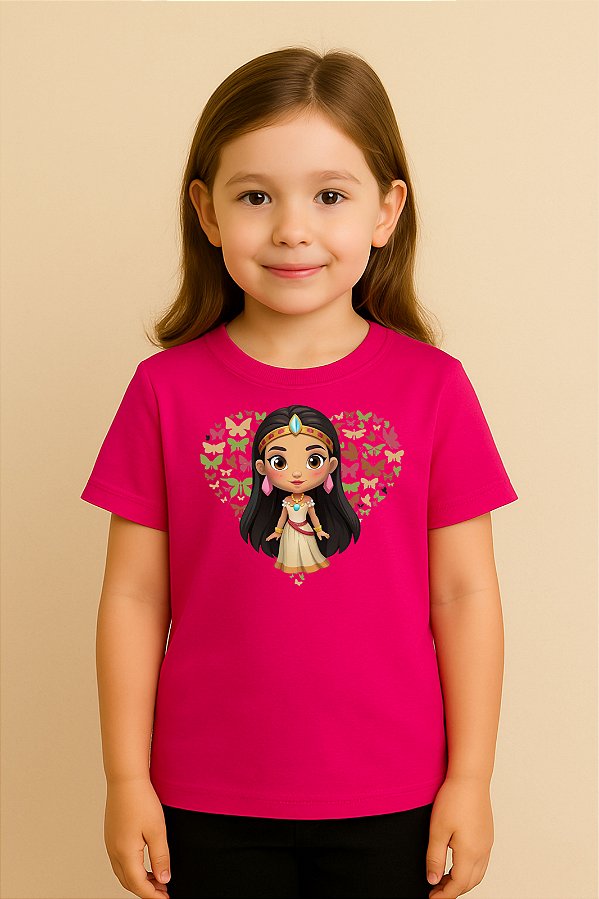 Camiseta Infantil Princesa Jasmine