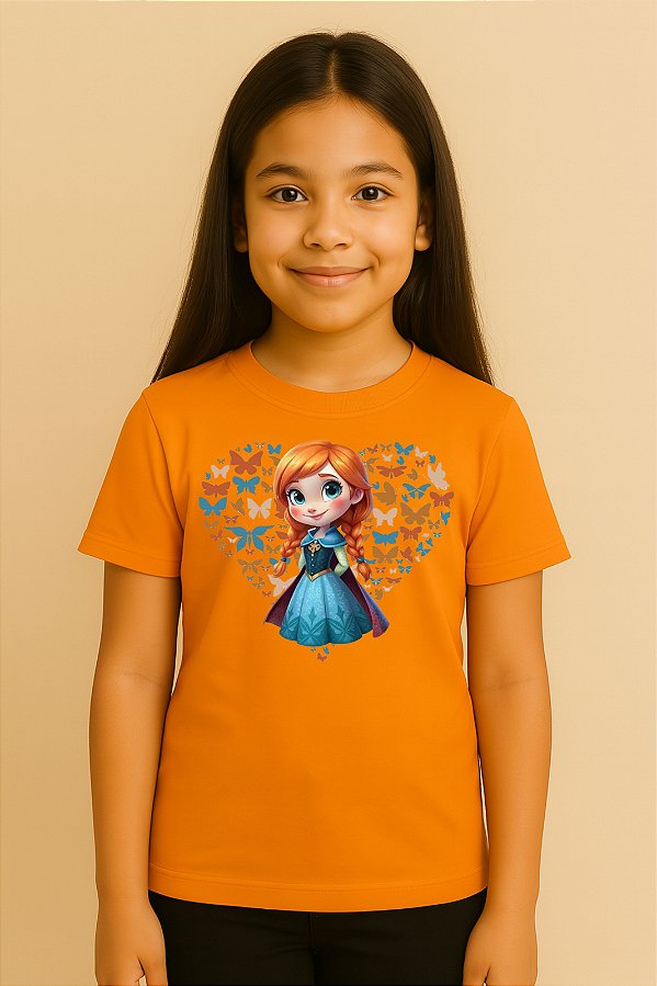 Camiseta Infantil Princesa Anna