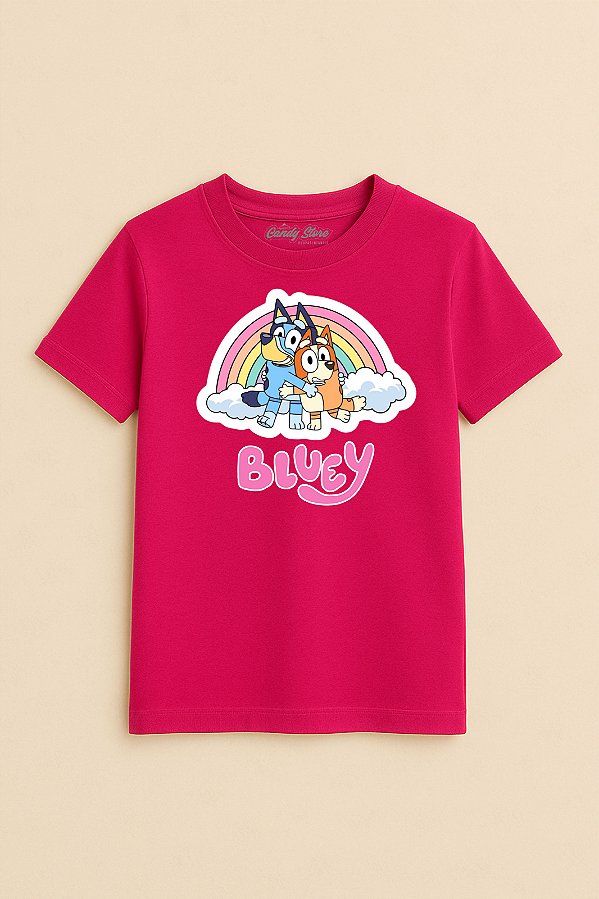 Camiseta Infantil Bluey