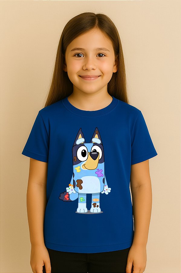 Camiseta Infantil Bluey